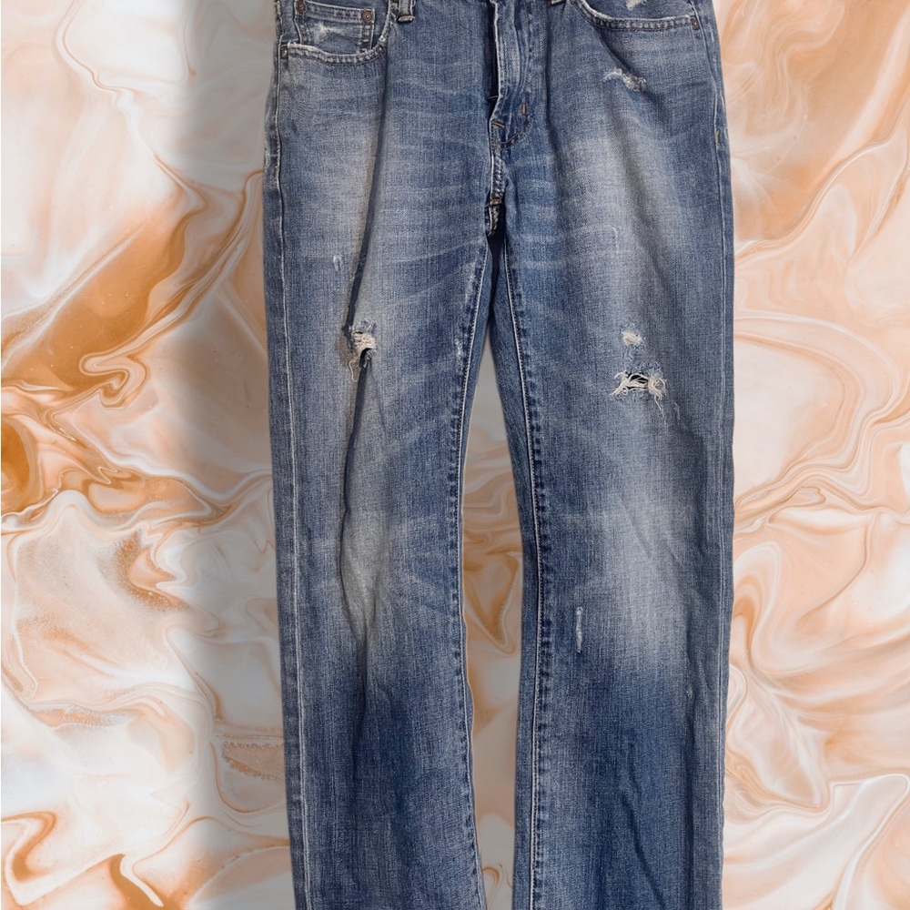 American Eagle Outfitters Men's Faded Blue Jeans Size 29 x 32